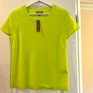 NWT JCrew Cashmere relaxed tee. Relaxed fit.